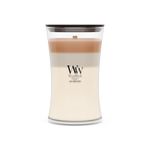 WoodWick Scented Candle | Large Hourglass Candle | Café Macchiato | Perfect Gifts for Women