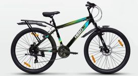 Hero Next Cycle in 26t Wheel Size with Integrated Carrier with 21 Speed Shi-Mano Gears with Dual disc Brakes for Age Group 12+