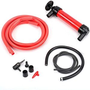 HORUSDY Multi-Use Siphon Fuel Transfer Pump Kit for Gas Oil and Liquids