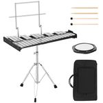 Glockenspiel Xylophone Bell Kit (32 Notes with stand,Pad)