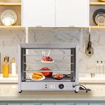 Hot Counter Heat Display Cabinet Heat Container Food Warmer 4 Levels Food Heater Hot Counter Heat Counter Food Heater Commercial Food Incubator Warm Display Case Food Warmer
