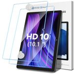 AACL 2-Pack Tempered Glass for All-New Fire HD 10 Screen Protector 10.1 Inch (2023/2021,13th/11th Gen) / Fire HD 10 Plus/Fire HD 10 Kids/Kids Pro / W10Y [Easy Installation][Anti-Scratch]