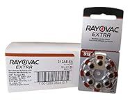 80 Rayovac Hearing Aid Batteries Size 312 (80 BATTERIES)