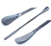 Lab Micro Spoon Scoop Flat Double Ended Spatula, Stainless Steel (Square/Spoon END 7")