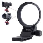 iShoot Metal Tripod Mount Ring Lens Collar Compatible with Canon RF 28-70mm f/2L USM, Lens Support Holder Bracket Bottom is Arca-Swiss Fit Quick Release Plate Suitable for ARCA Fit Tripod Head Clamp