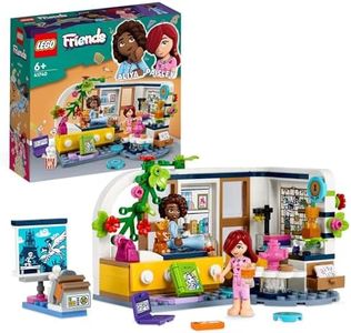 LEGO® Friends Aliya's Room 41740 Building Toy Set; A Bedroom Set for Kids Aged 6+; Comes with Aliya, Paisley and Aira The Puppy Characters, Plus Accessories for Imaginative Role Play