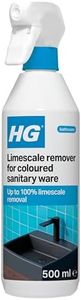 HG Limescale Remover, Colored Sanitary Ware, Powerful for Black Taps, Showers, Sinks 500 ml