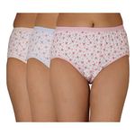 Eve's Empress Ladies Shinker Hipster Printed Panties Pack of 3 (Size :- XL, Multicolour)