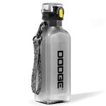 Sports Water Bottle 700ml, Leakproof and BPA Free Drinks Bottle, Gym Water Bottle, Waterbottle for Travel Picnic Camping Hiking (Black)