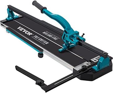 Mophorn 48 Inch Tile Cutter Single Rail Double Brackets Manual Tile Cutter 3/5 in Cap w/Precise Laser Manual Tile Cutter Tools for Precision Cutting (48 Inch)