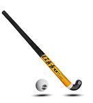 Liffo® Hockey Sticks for Men and Women Practice and Beginner Level with Ball (L-36 Inc) Yellow