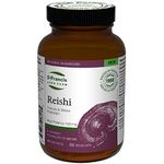 St. Francis Herb Farm Reishi Mushroom Capsules | 100% Pure | High Potency | Immune Booster | Adaptogen | Fruiting Body | High in Beta Glucans | 60 Vegicaps