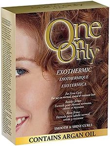 One 'n Only Exothermic Perm with Argan Oil for Firm Curls, Self-Heating Formula for Client Comfort, Ensures Shine and Manageability, Eliminates Perm Odor