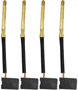 (4pcs) 445861-25 445861-03 Carbon Brushes For Dewalt Black&Decker Porter Cable DW402 DW421 DW887