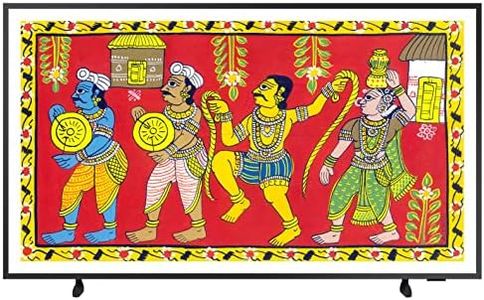 Samsung 190 cm (75 inches) The Frame Series 4K Ultra HD Smart QLED TV QA75LS03BAKXXL (Black)