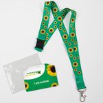 Autism Awareness Card with Hidden Disabilities Sunflower Lanyard, Hidden Disability Card