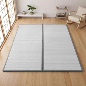 ZonLi Japanese Tatami Mat, Foldable Floor Sleeping Pad Futon Mattress