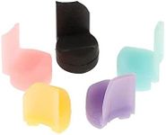 Jiayouy Pack of 5 Soft Silicone Clarinet Oboe Thumb Rest Cushion Thumb Protector for Woodwind Instrument 5 Colors