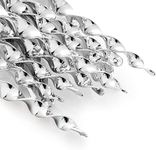 OFFO Bird Deterrent Scarer Rods, 30cm (15 PCS) Reflective Bird Device Outdoor Bird Scarer to Keep Pigeon and Woodpecker Away from Garden or Yard, Silver