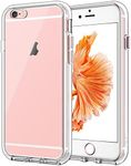 JETech Case for iPhone 6 Plus and iPhone 6s Plus 5.5-Inch, Non-Yellowing Shockproof Phone Bumper Cover, Anti-Scratch Clear Back (Clear)