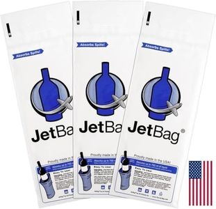 JetBag Bold - The Original ABSORBENT Reusable & Protective Bottle Bags - Set of 3 - MADE IN THE USA