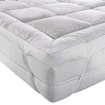 AR'S HOTEL QUALITY(Microlite) MICRO FIBER MATTRESS TOPPER THICK 5 CM,BOX STITCHED,ANTI ALLERGENIC (Single)