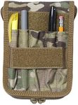 TACTICAL NOTEBOOK COVERS.COM Canadian Field Message Pad Cover System | with Utility Strap on Front | for The Canadian Forces FMP, Will fit fit Any 6.75” x 4.5” Notepad | Multicam