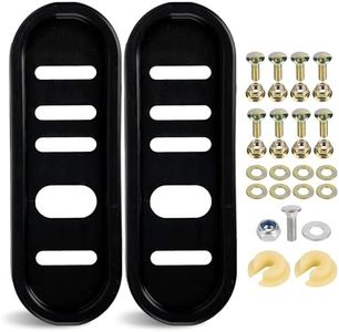 BlueStars 490-241-0010 Snowblower Slide Shoes Skid Shoe with Mounting Hardware - for Universal MTD Troy-Bilt Yard Machines Snow Thrower - Fits Most 2-Stage Snow Blowers (2 Pack)