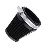 Mtsooning Motorcycle Pod Air Filter, 2.36" Round Tapered Intake Cleaner, Inlet Truck Cold Cone for Yamaha Honda Kawasaki Suzuki ATV Kart Dirt Pit Bike