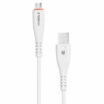 HUMBLE Premium 30W / 3A USB to Micro USB, Sync & Fast Charging Cable, 480mbps Data Transmission, Compatible with Android Phones/Tablets 1M (3.3 Feet) Length- White