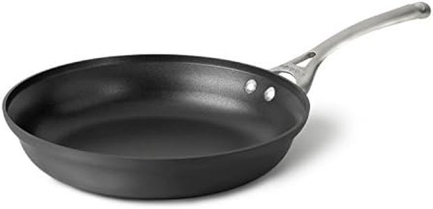 Calphalon Contemporary Hard-Anodized Aluminum Nonstick Cookware, Omelette Pan, 12-inch, Black