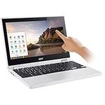 Acer - R 11 CB5-132T-C8ZW 2-in-1 11.6" Touch-Screen Chromebook - Intel Celeron - 4GB Memory - 16GB eMMC Flash Memory - White (Certified Refurbished)