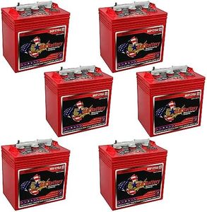 Banshee US2200XC Replaces T-105 6V Volt Deep Cycle Golf Cart, Solar, Marine, RV and Industrial Use Batteries - 6 Pack