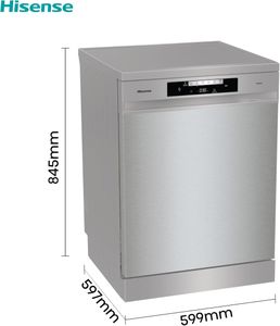 Hisense 14-Place Dishwasher – Stainless Steel