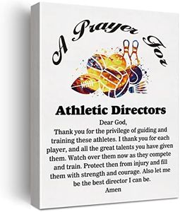 a Athletic Director's Prayer Canvas Home Wall Art Decor Director of Athletics Gift Painting 12x15 Athletic Professionals Poster Framed Ready to Hang