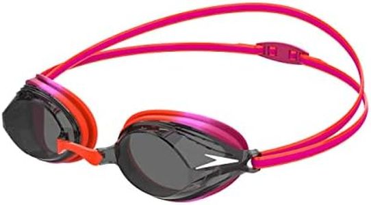 Speedo Junior Vengeance Gafas de natación Unisex Adulto, Rosa/Naranja, Talla Única