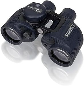 STEINER marine binoculars Navigator 7x50c - HD stabilized compass, German quality optics, open bridge, 5m waterproof, made for water sports enthusiasts and hobby sailors