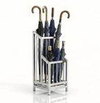 Basic Build Metal Umbrella Stand – Silver Sparkle Stylish & Durable Iron Holder for Home, Office, Entryway & Garden | Modern Space-Saving Design (Silver Sparkle)
