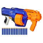 Nerf SurgeFire Elite Blaster - 15-Dart Rotating Drum, Slam Fire, Includes 15 Official Nerf Elite Darts - for Kids, Teens, Adults (Amazon Exclusive)