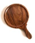 EIFFELS CRAFTS Wooden || Pizza pan || Pizza Serving Tray || Pizza Plate || Pizza Platter || for Kitchen, Home Dinning, Café, Restaurants in SHEESHAM Wood Medium 10INCH.