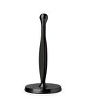 Umbra Tug Modern Stand Up Paper Towel Holder – Easy One-Handed Tear Kitchen Paper Towel Dispenser with Weighted Base for Standard Paper Towel Rolls, Metallic Black (330746-041)