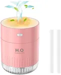 Humidifier for Bedroom,Cool Mist Humidifier for Home Plant，Portable Rechargeable Mini Humidifier Personal Desktop Humidifier for Baby，Bedroom, Office, Nursery, Travel with Auto Shut-Off, Super Quiet