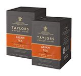 Taylors Assam Tea Strong & Malty Black Tea - 2 x 20 Tea Bags (100 Gram)