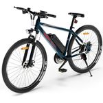 Eleglide M1 Electric Mountain Bike, 27.5" Electric Bicycle Commute E-bike with 36V 7.5Ah Removable Battery, LED Display, Dual Disk Brake, Shimano 21 Speed, MTB for Teenagers and Adults