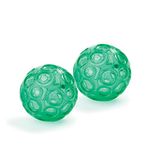 OPTP Franklin Textured Ball Set - 2 Inflatable Massage Balls; Textured Ball Set for Self-Massage, Exercise, Muscle Tension and Myofascial Relief