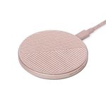 Native Union Drop - High Speed Wireless Charger [Qi Certified] 10W Non-Slip Fast Wireless Charging Pad - Compatible with iPhone 12/12 Pro/12 Pro Max/12 mini/11/11 Pro/11 Pro Max (Rose)