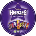 Cadbury Heroes Chocolate Tub, 550g