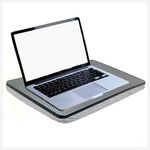 Laptop Lap Desk Multifunctional with Non-Slip Pillow Wrist Pad Padded Wood Wide Work Tray and for Office Bed Table Lapdesk