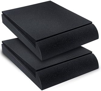 Liquid Stands Studio Monitor Sound Isolation Pads for Speakers 6"-8" High-Density Speaker Foam Pads That Prevents Vibrations Angled Speaker Riser - Acoustic Speaker Isolation Pad for Floor, Desktop