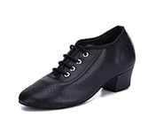 TDA Women's Round Toe Lace-up Low H